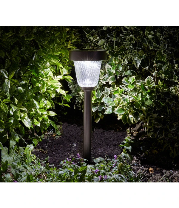 Dehner Solar-Pfahlleuchte Sines, Ca. Ø13,5/H47,5 Cm – Bild 2