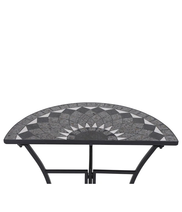 Siena Garden Mosaiktisch Como Halbrund, Ca. B35/H71/T70 Cm – Bild 6