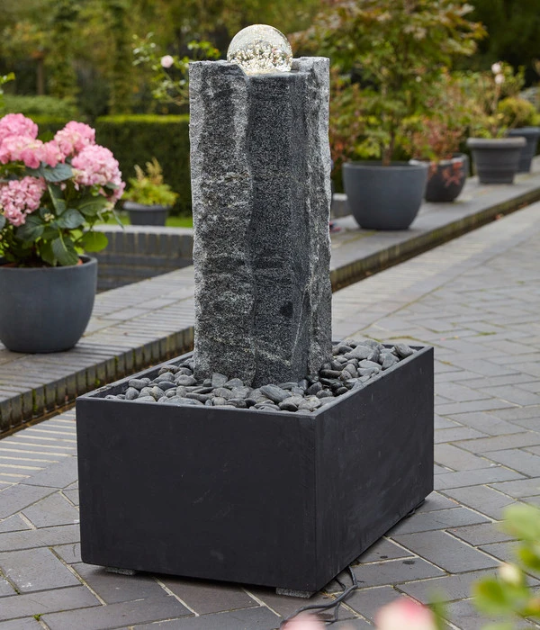 Dehner Granit-Gartenbrunnen Beata, Ca. B68/H85/T45 Cm – Bild 2