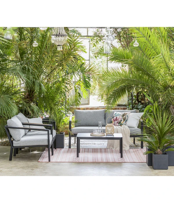 Dehner Alu-Lounge New York, 4-teilig – Bild 7