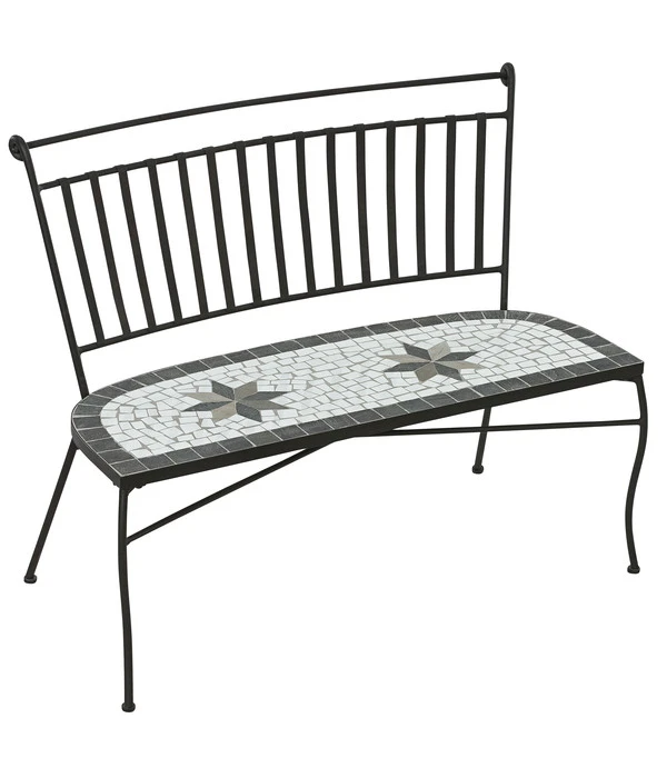 Dehner Mosaikbank Diana, 2-Sitzer