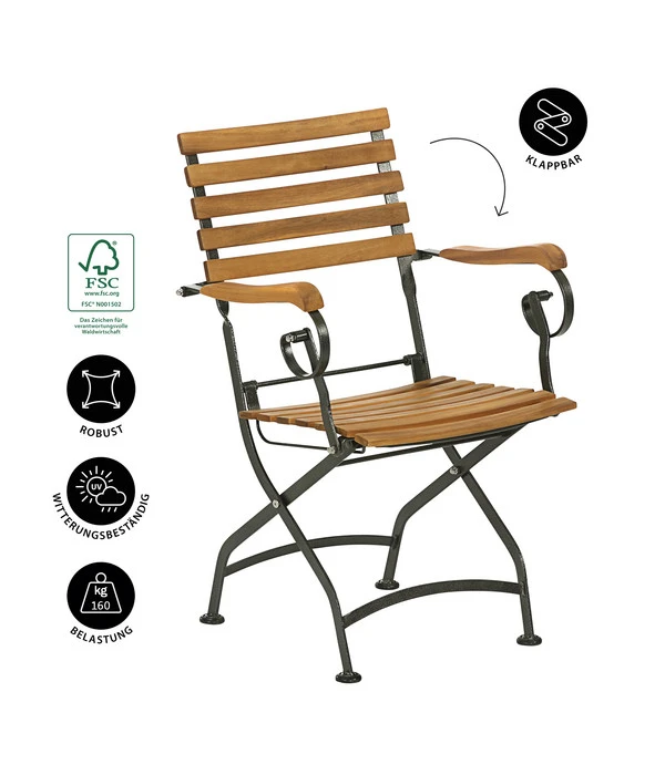 Dehner Klappsessel Tegernsee – Bild 4