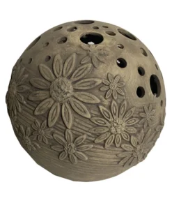 Dehner Steinkugel Blume, Ø23 Cm