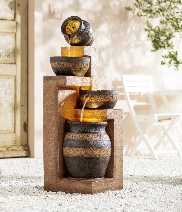 Dehner Polyresin-Gartenbrunnen Monterry, Ca. H117,5 Cm – Bild 3