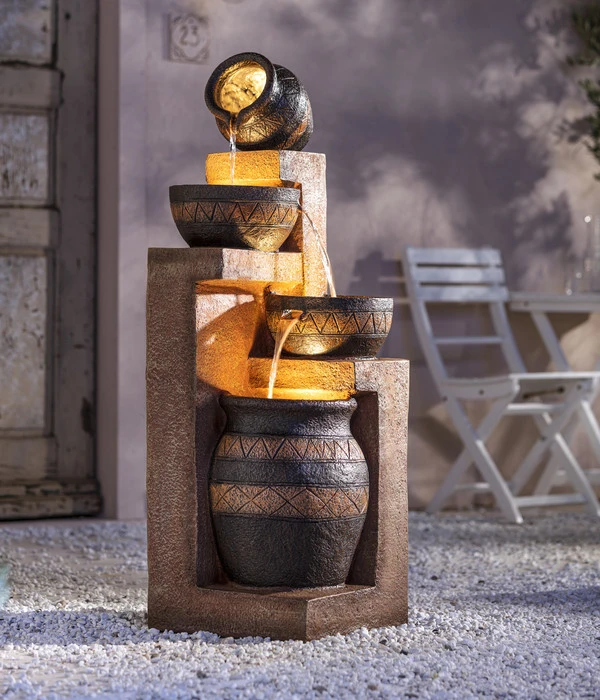 Dehner Polyresin-Gartenbrunnen Monterry, Ca. H117,5 Cm – Bild 5