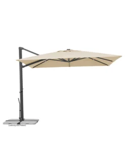 Schneider Ampelschirm Rhodos Smart, Quadratisch, Ca. B300/T300 Cm